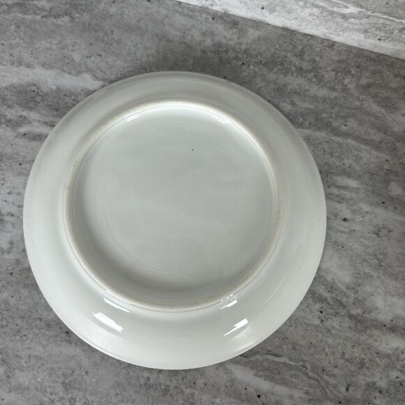 Saucers 4.5" Floral Spray Gold Filigree trim Set of 5 - Picture 12 of 14